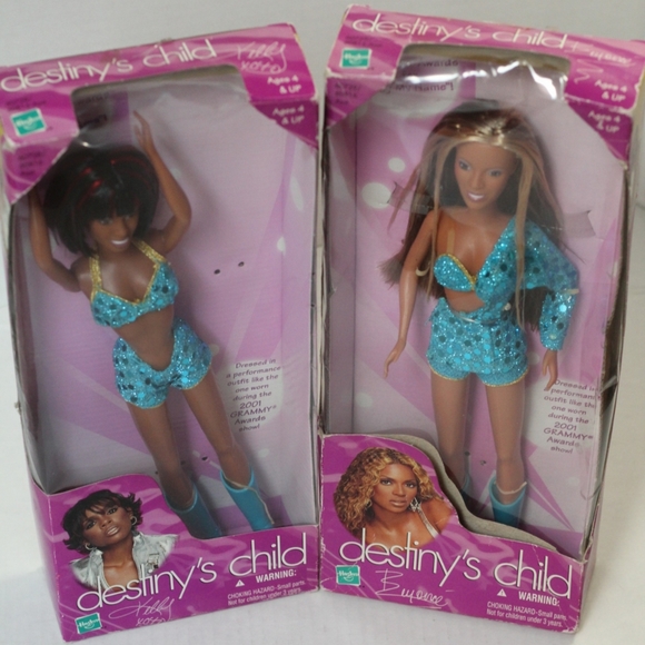 Destiny's Child Beyonce & Kelly GRAMMY Awards Dolls Pre-owned in Box - Picture 2 of 16